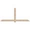 Ekena Millwork Eugene Smooth Timber Gable Bracket, Douglas Fir, 96"W x 44"H x 3 1/2"D x 5 1/2"F, 11/12 Pitch GBW096X44X0406EUG00SDF - alternate 1